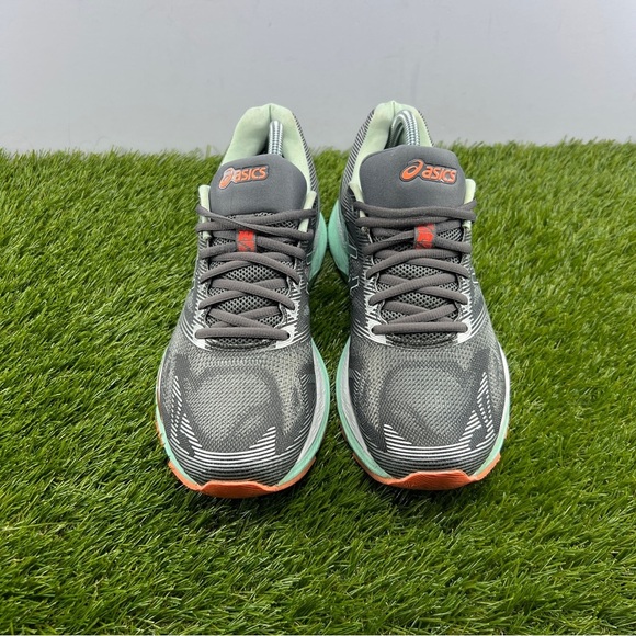 Asics Gel Nimbus Womens Size 9.5 Running Shoes Carbon White Coral - Picture 2 of 10